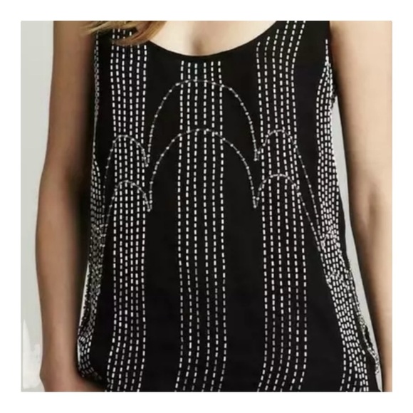 Susana Monaco Beaded Chiffon Tank Dress NWT - Picture 2 of 9